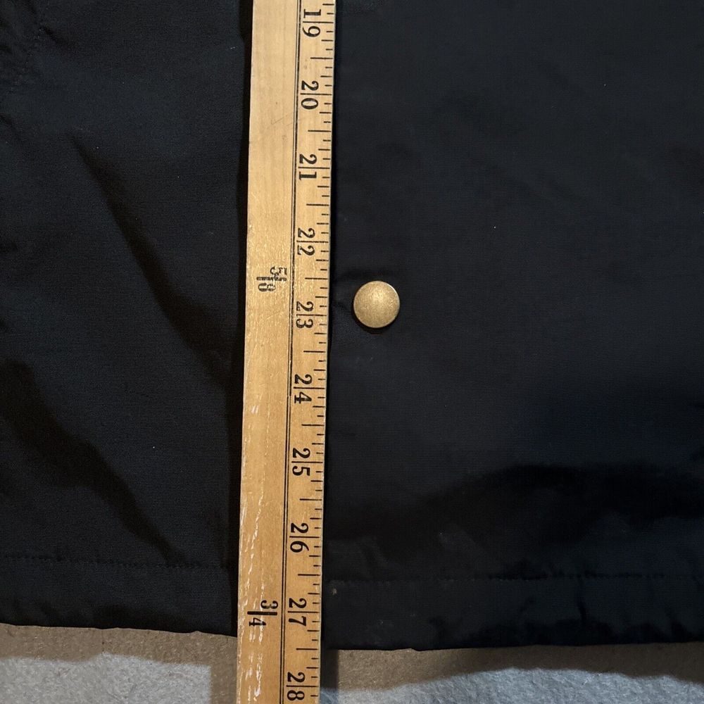 Stone Brewing Buenaveza Mens S‎ Rain Windbreaker Trench-Style Black Jacket Rare - Picture 5 of 7
